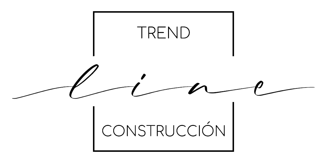 Logo de trend-line construcción